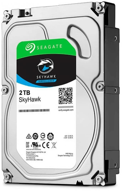 Жорсткий диск Seagate SkyHawk HDD 2TB 5900rpm 256MB ST2000VX015 3.5 SATAIII - зображення 2