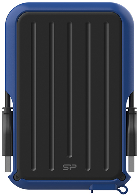Жорсткий диск Silicon Power Armor A66 1TB SP010TBPHD66SS3B 2.5 USB 3.2 External Blue - зображення 1