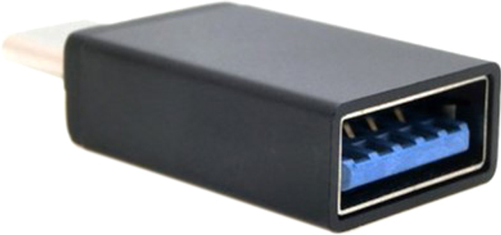 Адаптер Cablexpert USB Type-C - USB 3.0 Type-A (M) Black (A-USB3-CMAF-01) - зображення 1