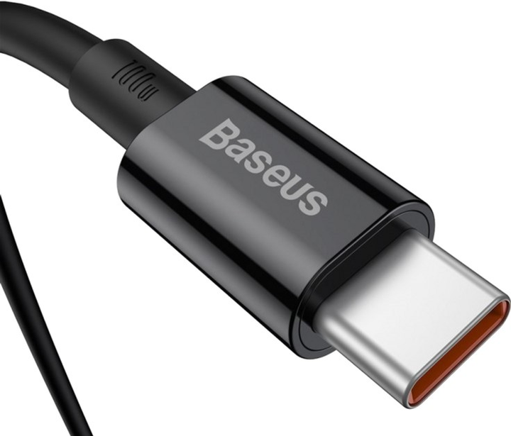 Кабель Baseus Superior Series Fast Charging Data Cable Type-C to Type-C 100 W 1 м Black (CATYS-B01) - зображення 2