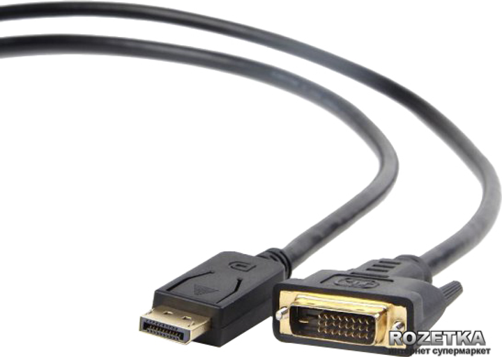 Кабель Cablexpert DisplayPort - DVI 1 м (CC-DPM-DVIM-1M) - зображення 1