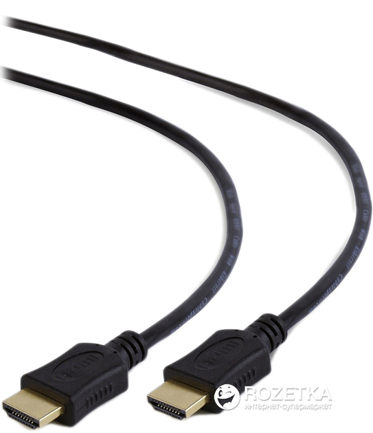 Кабель Cablexpert HDMI - HDMI V.2.0 1.8 м (CC-HDMI4L-6) - зображення 1