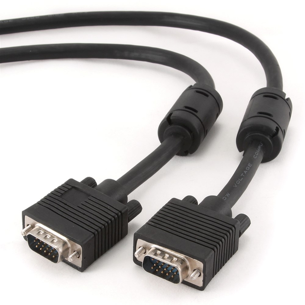 Cablexpert Premium VGA HD15M - HD15M 1,8 m 2 pierścienie ferrytowe (CC-PPVGA-6B) - obraz 2