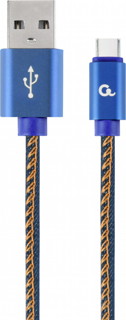Cablexpert USB do USB Type-C 2m niebieski (CC-USB2J-AMCM-2M-BL) - obraz 1