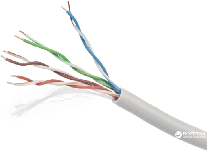 Kabel skrętka Cablexpert CAT5e CCA, długość 305 m AWG24 (UPC-5004E-SOL) - obraz 1