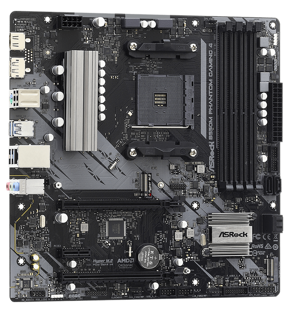 Płyta główna ASRock B550M Phantom Gaming 4 (sAM4, AMD B550, PCI-Ex16) - obraz 2