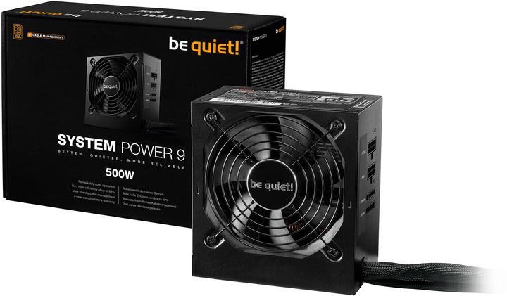 Zasilacz be quiet! System Power 9 500W CM (BN301) - obraz 3