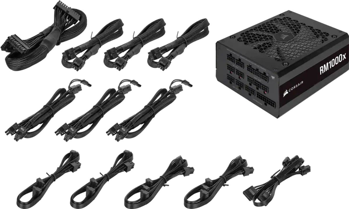 Zasilacz Corsair RM1000x 1000W (2021) (CP-9020201-EU) - obraz 5