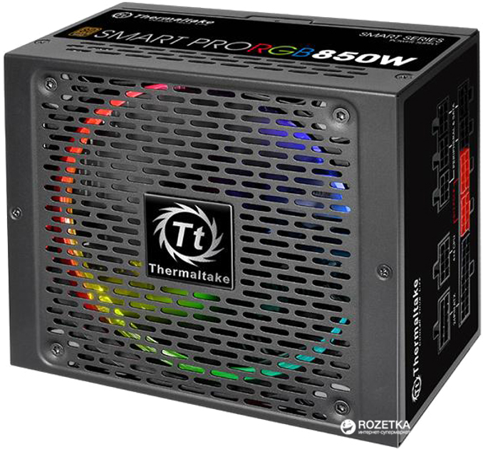 Zasilacz Thermaltake Smart Pro RGB 850W Brązowy (PS-SPR-0850FPCBEU-R) - obraz 2