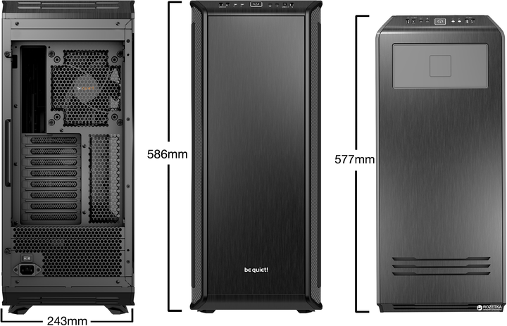 Obudowa be quiet! Dark Base Pro 900 Rev.2 Black (BGW15) - obraz 2
