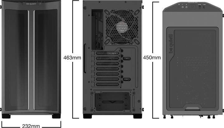 Obudowa be quiet! Pure Base 500DX Black (BGW37) - obraz 2