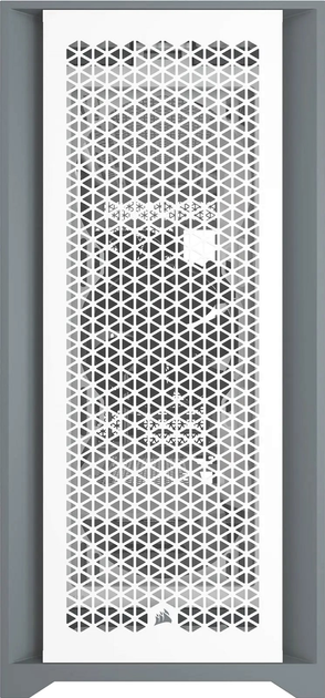 Корпус Corsair 5000D Airflow Tempered Glass White (CC-9011211-WW) - зображення 3