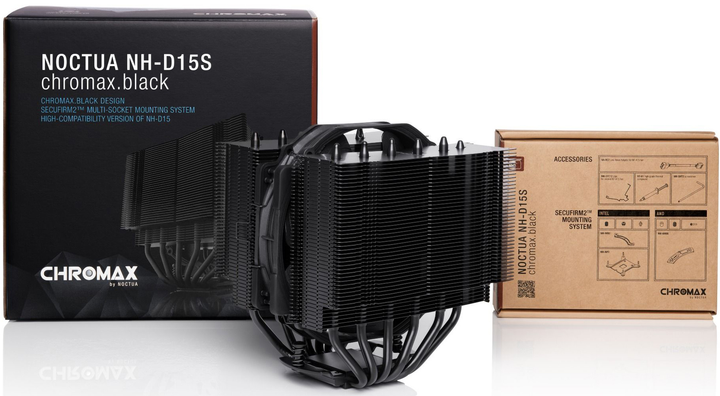 Кулер Noctua NH-D15S CHROMAX.BLACK - зображення 4