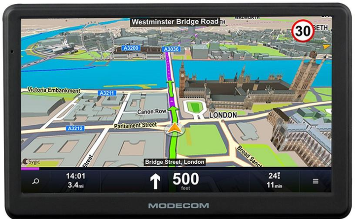 Nawigator GPS Urządzenie Modecom FreeWAY SX 7.1 MapFactor (NAV-FREEWAYSX71-MF-EU) - obraz 1