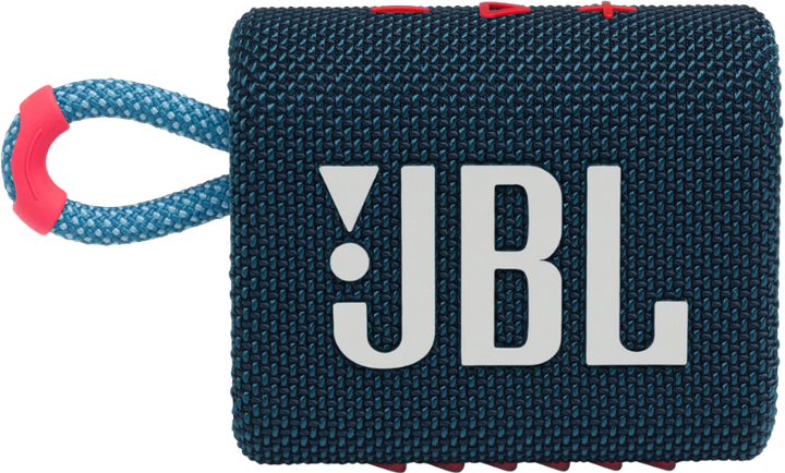 Акустична система JBL Go 3 Blue Coral (JBLGO3BLUP) - зображення 1