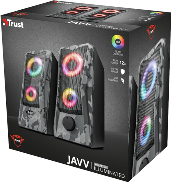Акустична система Trust GXT 606 Javv RGB-Illuminated Khaki (23379) - зображення 7