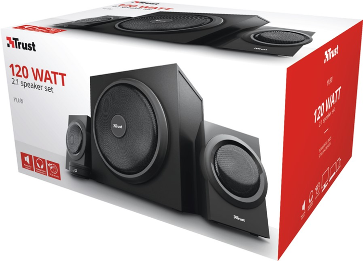 Акустична система Trust Yuri 2.1 Speaker Set (23696) - зображення 3
