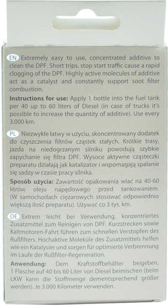 Środek do czyszczenia filtra cząstek stałych K2 DPF 50 ml (montowany w silniku Diesla) (T316) (K20058) - obraz 6