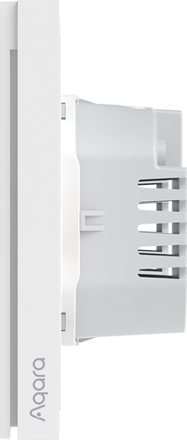 Настінний вимикач Aqara H1 без нейтралі, одна клавіша WS-EUK01 - зображення 2