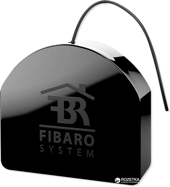 Inteligentny przekaźnik FIBARO Double Switch 2 Z-Wave czarny (FGS-223_ZW5) - obraz 1