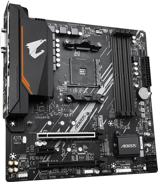 Материнська плата Gigabyte B550M Aorus Elite (sAM4, AMD B550, PCI-Ex16) - зображення 2