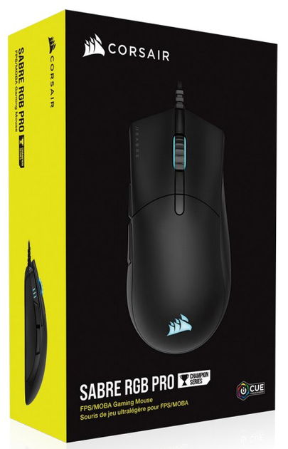 Миша Corsair Sabre RGB Pro USB Black (CH-9303111-EU) - зображення 10