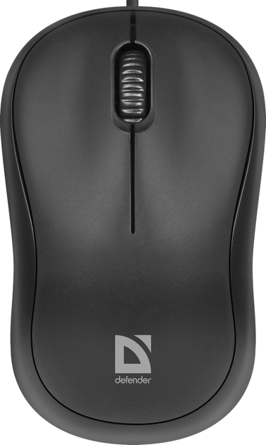 Naszywka Mouse Defender MS-759 USB Czarna (52759) - obraz 1