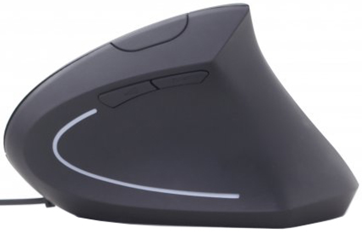 Миша Gembird MUS-ERGO-01 USB Black - зображення 3