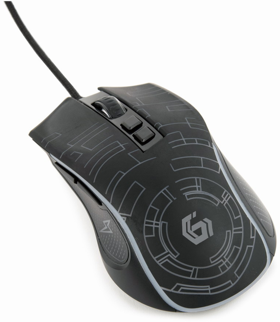 Миша Gembird MUSG-RGB-01 USB Black - зображення 5