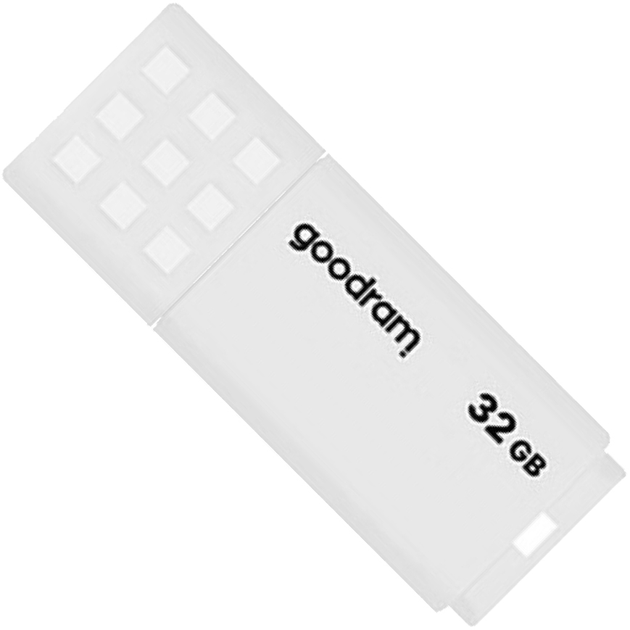 Goodram UME2 32GB USB 2.0 White (UME2-0320W0R11) - зображення 1