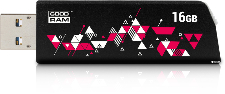 Pendrive Goodram UCL3 16GB USB 3.0 Black (UCL3-0160K0R11) - obraz 2