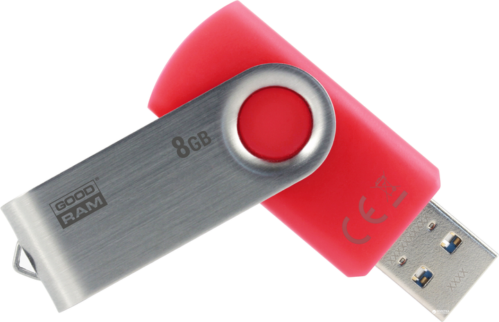 Pendrive Goodram UTS3 8GB USB 3.0 Red (UTS3-0080R0R11) - obraz 1