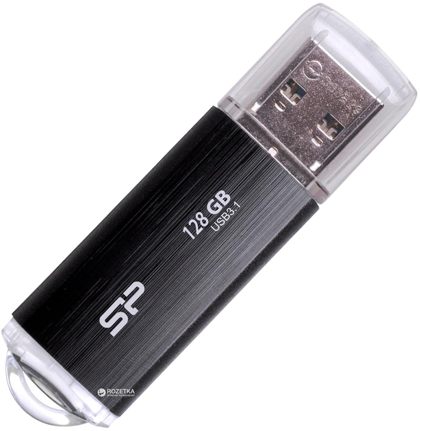 Silicon Power Blaze B02 128GB USB 3.0 Black (SP128GBUF3B02V1K) - зображення 1