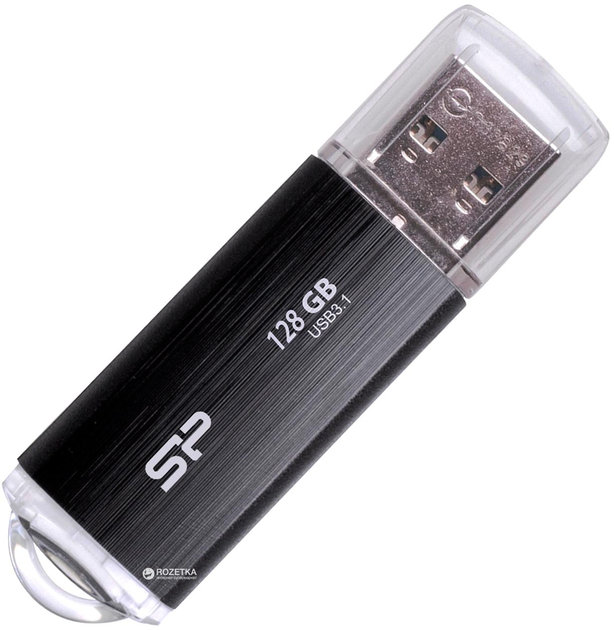 Pendrive Silicon Power Blaze B02 128GB USB 3.0 Black (SP128GBUF3B02V1K) - obraz 1