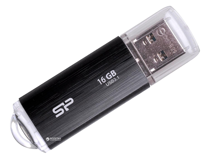 Silicon Power Blaze B02 16GB USB 3.0 Black (SP016GBUF3B02V1K) - зображення 1