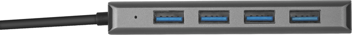 Hub USB Trust Halyx 4 porty USB-A 3.2 Aluminium (TR23327) - obraz 7