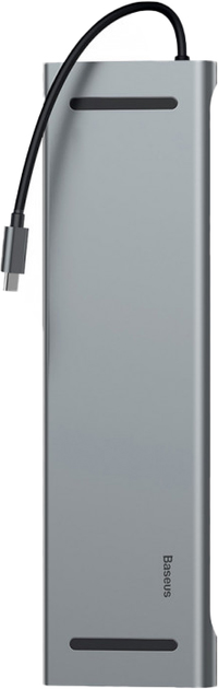 Док-станція Baseus USB 3.1 Type-C Grey (CATSX-G0G) - зображення 1