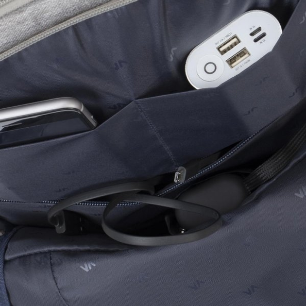 Рюкзак для ноутбука RIVACASE 7760 15.6" Grey (7760 (Grey)) - зображення 11