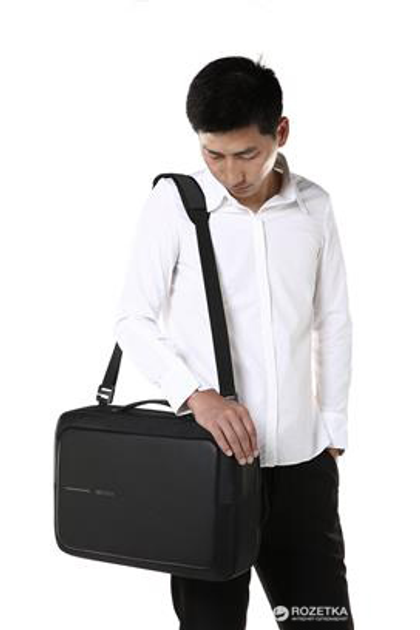 Plecak na laptopa XD Design Bobby Bizz Anti-Theft 15,6" czarny (P705.571) - obraz 10