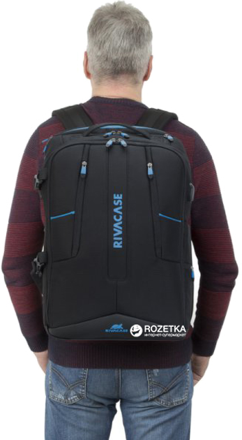 Plecak na laptopa RivaCase 7860 17,3" Czarny (7860 (Czarny)) - obraz 13