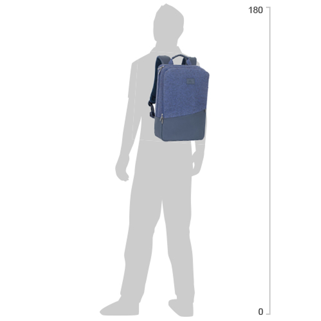 Plecak na laptopa RivaCase 7960 15.6" niebieski (7960 (niebieski)) - obraz 13