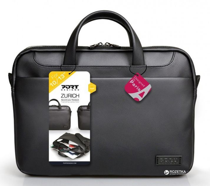 Torba na laptopa PORT Designs Zurich TL 14-15.6" czarna (110301) - obraz 8