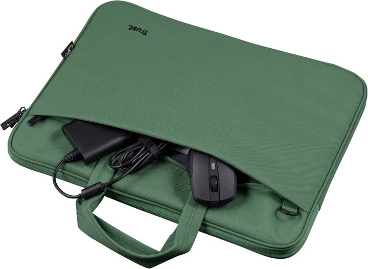 Сумка для ноутбука Trust Bologna 16" Green (TR24450) - зображення 5