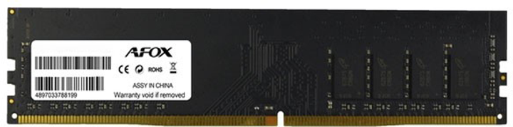 Оперативна пам'ять AFOX DDR4-2400 16384MB PC4-19200 (AFLD416ES1P) - зображення 1