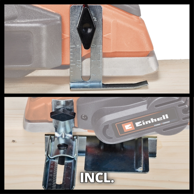 Акумуляторний електрорубанок Einhell X-Change TE-PL 18/82 Li - Solo без акумулятора та зарядного пристрою (4345400) - зображення 9