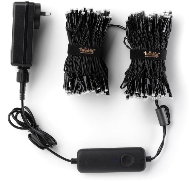 Girlanda LED Smart LED Twinkly Strings RGB 250, BT+WiFi, Gen II, kabel IP44 czarny (TWS250STP-BEU) - obraz 8