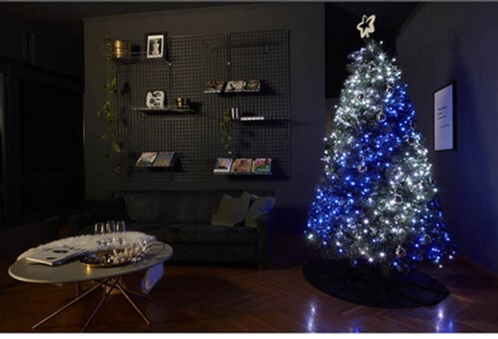 Girlanda LED Smart LED Twinkly Strings RGBW 400, BT+WiFi, Gen II, IP44, czarny kabel (TWS400SPP-BEU) - obraz 11