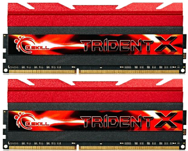 Оперативна пам'ять G.Skill DDR3-2400 8192MB PC3-19200 (Kit of 2x4096) TridentX (F3-2400C10D-8GTX) - зображення 1