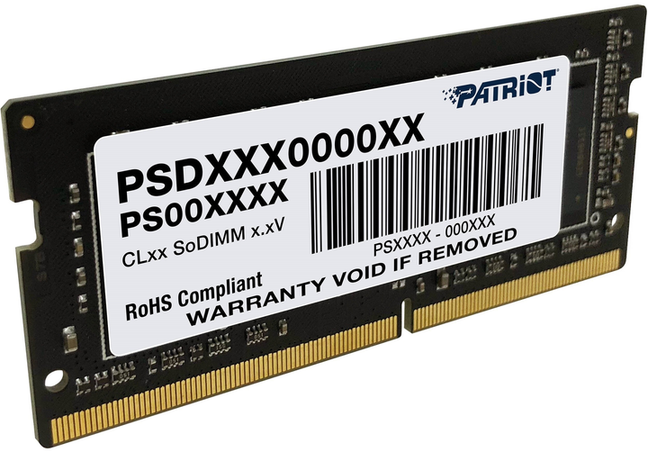 Оперативна пам'ять Patriot SODIMM DDR4-2666 16384MB PC4-21328 Signature Line (PSD416G266681S) - зображення 2