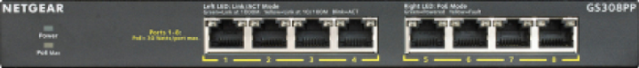 Комутатор Netgear GS308PP (GS308PP-100EUS) - зображення 1